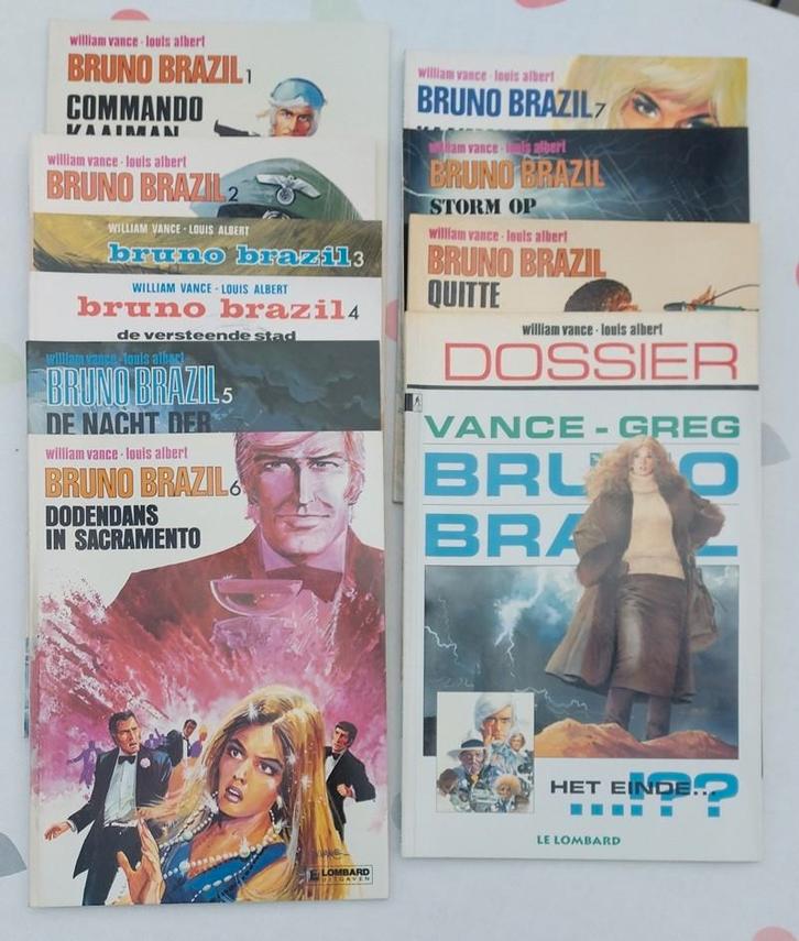 11x BRUNO BRAZIL Volledige reeks, Livres, BD, Comme neuf, Série complète ou Série, Enlèvement ou Envoi