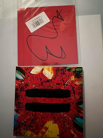 Handtekening Ed Sheeran + = (Equals) album