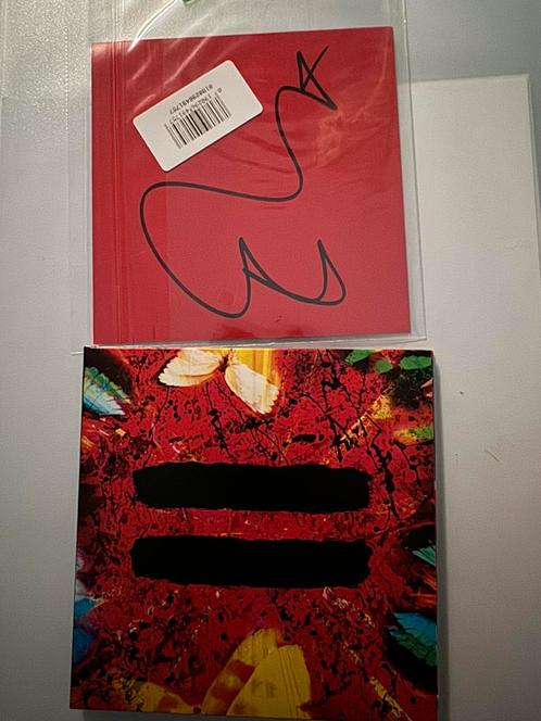 Handtekening Ed Sheeran + = (Equals) album, Collections, Collections Autre, Enlèvement ou Envoi