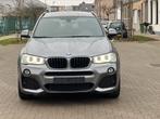 BMW X3 20D S Drive Aut8 2016 – Grijs met M-pakket!, Auto's, Automaat, Achterwielaandrijving, USB, Leder