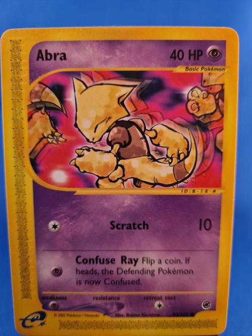 Abra 93/165 - Expedition Base Set, Hobby en Vrije tijd, Verzamelkaartspellen | Pokémon, Gebruikt, Verzenden