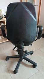 Bureaustoel op wieltjes, Ophalen, Gebruikt, Bruin, Bureaustoel