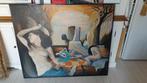 Peinture a huile de Maurice Lepage., Antiek en Kunst, Ophalen
