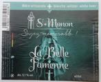 Étiquette de bière La Belle Famenne Bras. Saint-Monon (12a3), Envoi, Utilisé