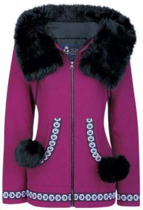 Veste framboise ethnique PUSSY DELUXE col fausse fourrure -, Vêtements | Femmes, Vestes | Hiver, Neuf, Taille 38/40 (M), Rose