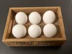 Leuk Houten eierbakje, Huis en Inrichting, Woonaccessoires | Kisten, Ophalen of Verzenden, Gebruikt