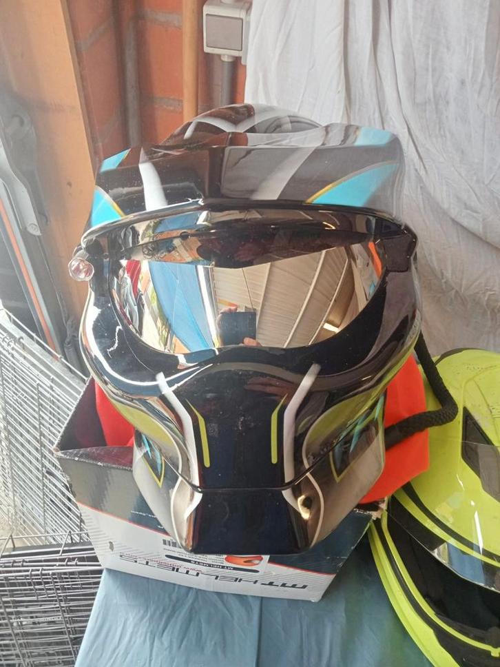 Nieuwe moter integratie helm te koop, Motoren, Kleding | Motorhelmen, Ophalen of Verzenden