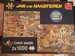 2x 1000 stuks Jan van Haasteren, Comme neuf, Puzzle, Enlèvement