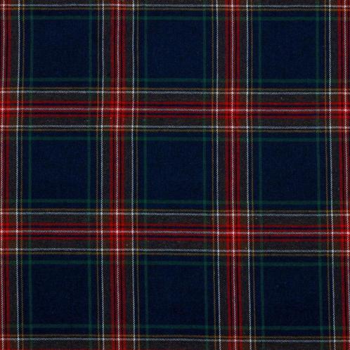 Promo! 6116) 145x100cm Tissu mode chaud carreauxbleu foncé, Hobby en Vrije tijd, Stoffen en Lappen, Nieuw, Polyester, 120 cm of meer