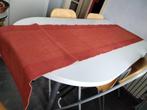 Grand chemin de table en coton épais terracotta /40 x162 cm., Maison & Meubles, Comme neuf, Intérieur, Enlèvement ou Envoi, Rectangle