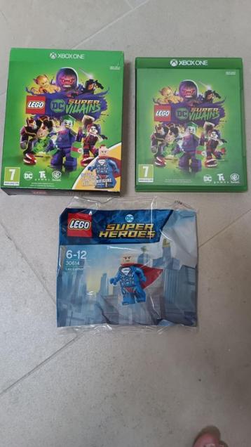 Lego DC Super Villains game + lego figuur beschikbaar voor biedingen