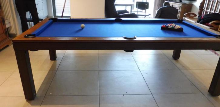 Pooltafel - rosewood 8 feet  -  1950, Sport en Fitness, Biljarten en Poolen, Nieuw, Pooltafel, Ophalen of Verzenden