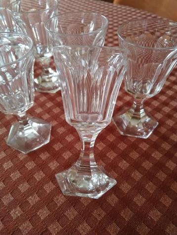 10 verres Val Saint Lambert impeccables - Héritage beschikbaar voor biedingen