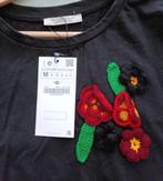 Zara M/38/T-shirt voor dames, Kleding | Dames, T-shirts, Zwart, Nieuw, Ophalen of Verzenden, Korte mouw