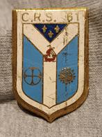 Insigne Frankrijk C.R.S. n 61, Embleem of Badge, Overige soorten, Ophalen of Verzenden