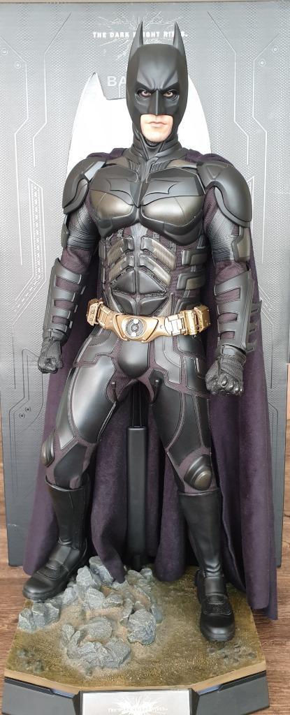 Hot Toys 1/4th scale Batman The Dark Knight Rises, Verzamelen, Film en Tv, Gebruikt, Film, Actiefiguur of Pop, Ophalen of Verzenden