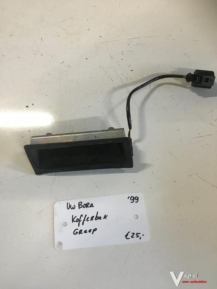 Vw Bora 1.9 Tdi 1999  Kofferbak  Greep Achterklep, Auto-onderdelen, Elektronica en Kabels, Gebruikt, Ophalen of Verzenden