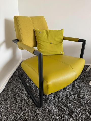 Fauteuil vert moderne de Xoon (1+1 gratuit) + coussin, Moins de 75 cm, Moderrn, Enlèvement, Utilisé