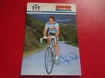 wielerkaart 1987 team bianchi stefan brykt  signe, Comme neuf, Envoi