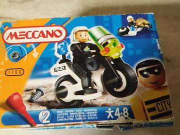 mecanno nr 1100 politie met moto  beschikbaar voor biedingen