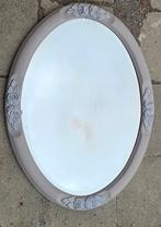 Ancien miroir patiné H79cm. Large60 cm, Ophalen