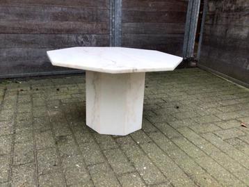 Marmeren salontafel, bijzettafel, vintage, design. beschikbaar voor biedingen