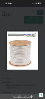 Cable utp cat 6, Bricolage & Construction, Électricité & Câbles, Enlèvement, Comme neuf