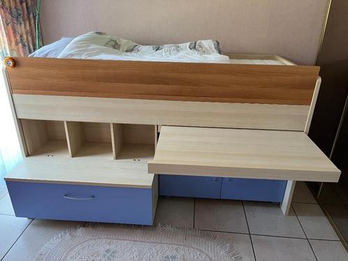 Bovenslaper, Huis en Inrichting, Slaapkamer | Stapelbedden en Hoogslapers, Gebruikt, Hoogslaper, 100 cm, 210 cm, Eenpersoons, Ophalen