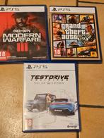 Console PlayStation 5 + 3 jeux, Games en Spelcomputers, Spelcomputers | Sony PlayStation 5, Ophalen, Zo goed als nieuw, Playstation 5