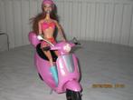 barbie met brommer, Ophalen of Verzenden, Gebruikt, Barbie