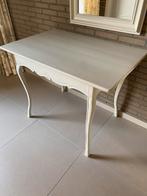 Tafeltje, hout geverfd in Brussels wit., Huis en Inrichting, Ophalen, Gebruikt, 50 tot 100 cm, Rechthoekig