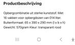 Opberdoosje really useful box, Ophalen