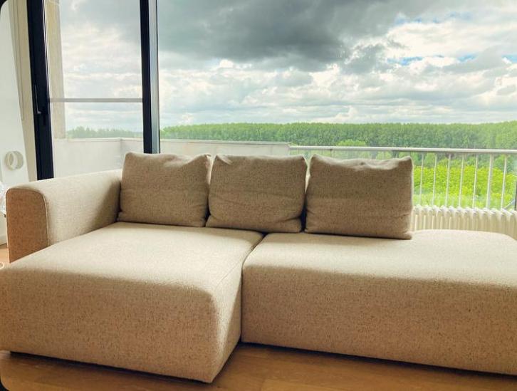 Hay Mags 09 kussen Bolgheri, Huis en Inrichting, Woonaccessoires | Kussens, Nieuw, Beige, Rechthoekig, Ophalen