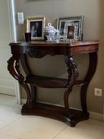 Klassieke Houten Console Tafel met Lade – Elegant & Tijdloos, Ophalen, Gebruikt, Neobarok / Rococo Revival stijl (19e eeuw), 75 cm of meer