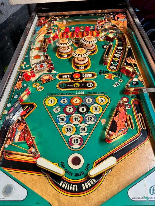 Flipper flipperkast Eight Ball Bally 1977, Verzamelen, Automaten | Flipperkasten, Zo goed als nieuw, Bally, Ophalen