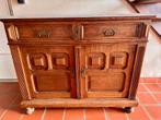 Houten kast met marmeren bovenblad, Ophalen
