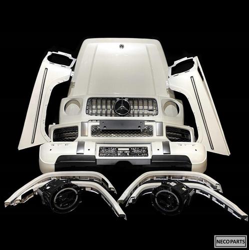 MERCEDES G63 AMG 2020 W463 COMPLEET VOORKOP BUMPER KOPLAMP, Auto-onderdelen, Carrosserie, Achterklep, Mercedes-Benz, Achter, Gebruikt