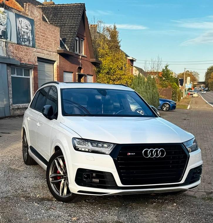Audi SQ7, Auto's, Audi, Particulier, Quattro, LED verlichting, Diesel, Euro 6, SUV of Terreinwagen, 4 deurs, Automaat, Wit, Zwart