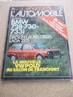 BMW 728 730 733I LADA 2105 DATSUN LAUREL 1981, Livres, Autos | Brochures & Magazines, BMW, Utilisé, Enlèvement ou Envoi