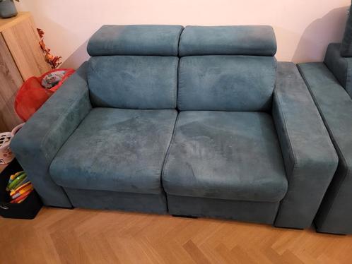 2 zit zetel, Huis en Inrichting, Zetels | Zetels, Zo goed als nieuw, Stof, Ophalen