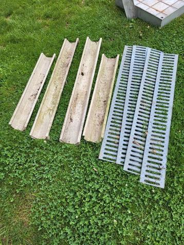 afvoergoot terras met galva rooster beschikbaar voor biedingen