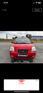 Kia picanto EX crdi 1.1, Voorwielaandrijving, Elektrische ramen, Zwart, Leder en Stof