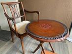 Victoriaanse stoel en tafeltje, Antiek en Kunst, Antiek | Meubels | Stoelen en Sofa's, Ophalen
