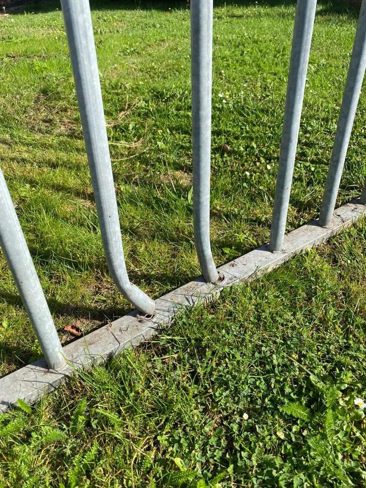 Barrières industrielles galvanisées, Jardin & Terrasse, Clôtures de jardin, Utilisé, Enlèvement