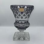 GESIGNEERDE Val Saint Lambert Violet Kristal Vaas, Antiek en Kunst, Ophalen of Verzenden