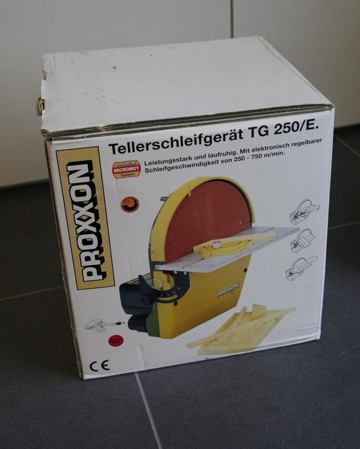 Proxxon TG 250 E schotelslijper / schuurschijf, Doe-het-zelf en Bouw, Gereedschap | Handgereedschap, Zo goed als nieuw, Ophalen of Verzenden