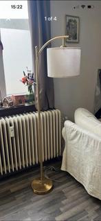 Lampe sur pied doré, Enlèvement ou Envoi, Utilisé, Métal, 150 à 200 cm