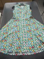 jurk nieuw 'c'est quoi la vie' 40 groen met print bloemen, Kleding | Dames, Jurken, Maat 38/40 (M), Nieuw, Ophalen of Verzenden