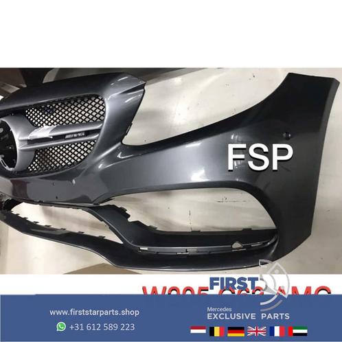 W205 C205 MERCEDES C Klasse 63 AMG VOORBUMPER + GRIL 2014-20, Auto-onderdelen, Carrosserie, Bumper, Mercedes-Benz, Voor, Gebruikt