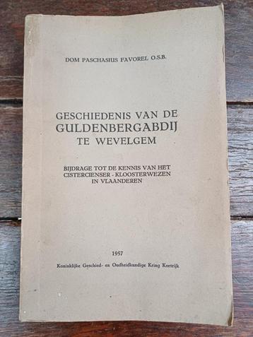Geschiedenis van de Guldenbergabdij te Wevelgem, 1957 beschikbaar voor biedingen